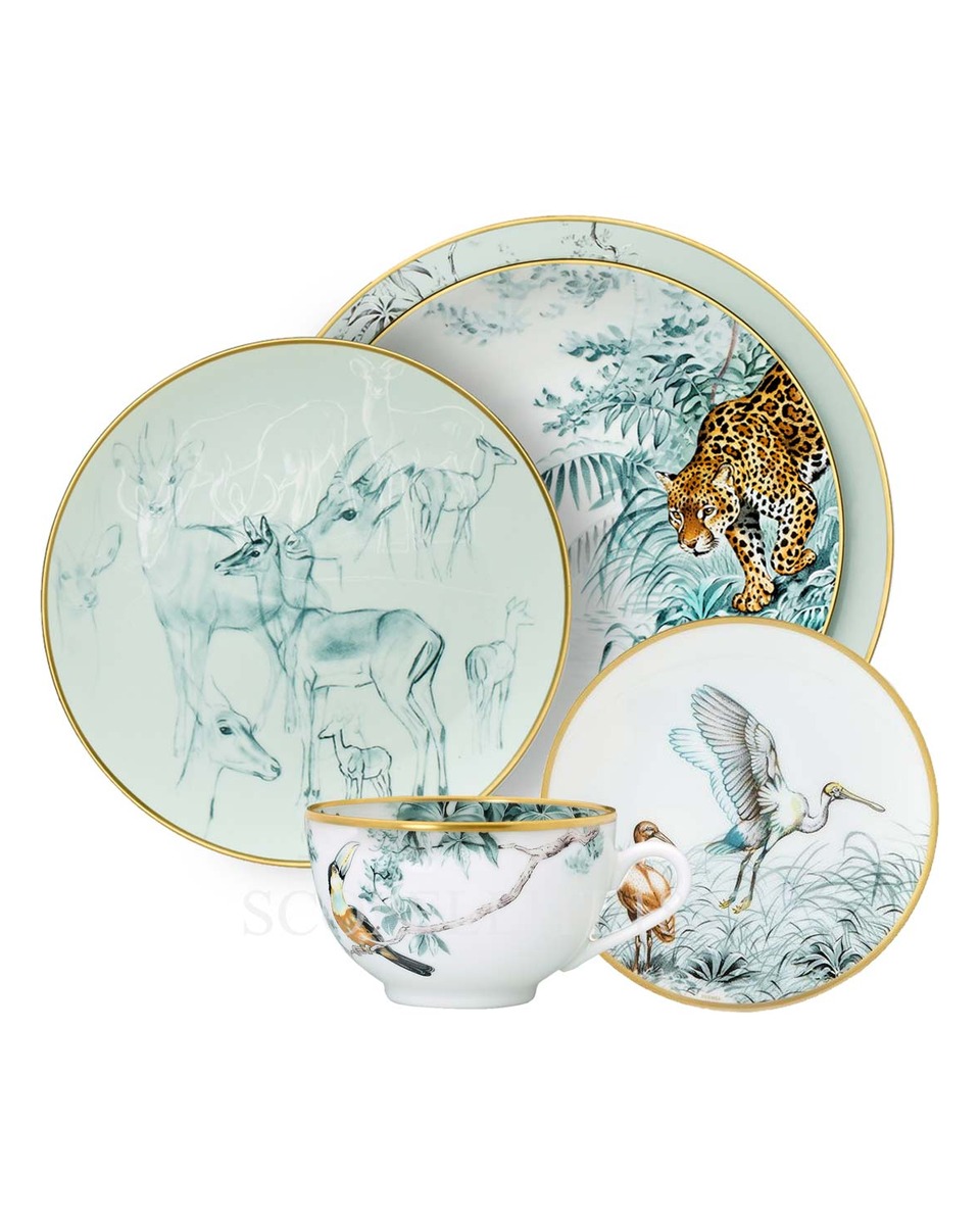 에르메스 Dinner Set Carnets d'Equateur scopel-24