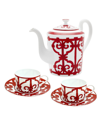 에르메스 Tea Set Balcon du Guadalquivir 011018P + 011016P