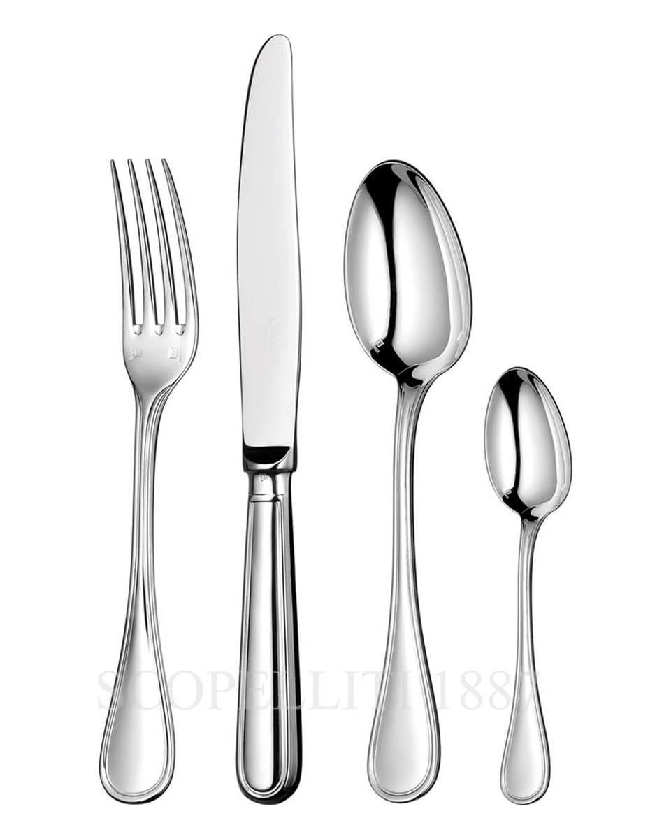 CHRISTOFLE Cluny 24 pcs Sterling 실버 커트러리 세트 Christofle Cluny 24 pcs Sterling Silver Cutlery Set 00619
