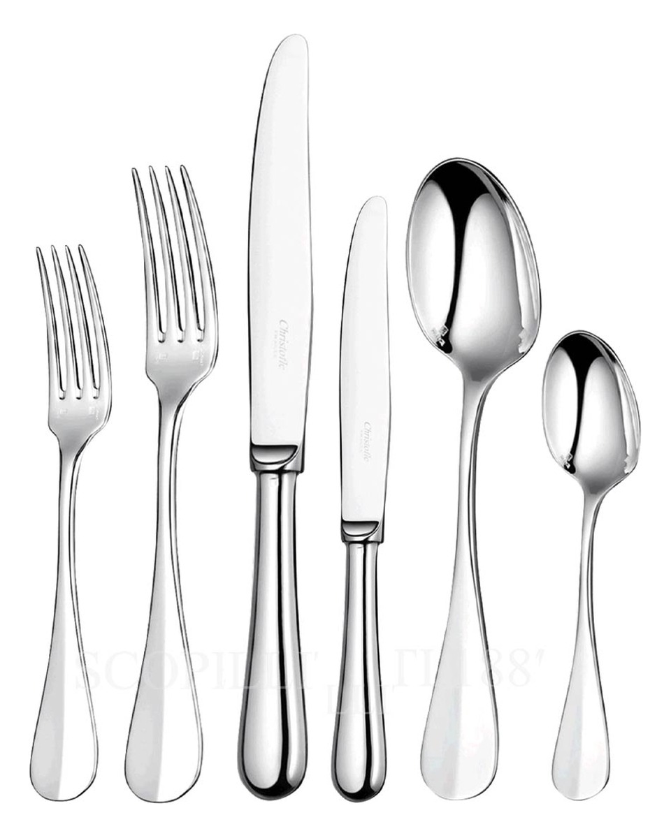 CHRISTOFLE Fidelio 36 pcs 실버 접시D 커트러리 세트 Christofle Fidelio 36 pcs Silver Plated Cutlery Set 00623