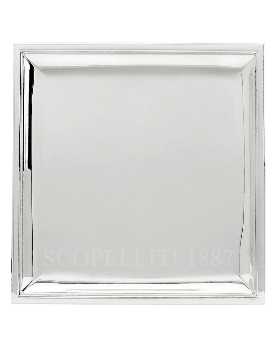 PUIFORCAT “Euclide” 사각 스퀘어 트레이 실버 접시 Puiforcat “Euclide” Square Tray Silver Plated 00767