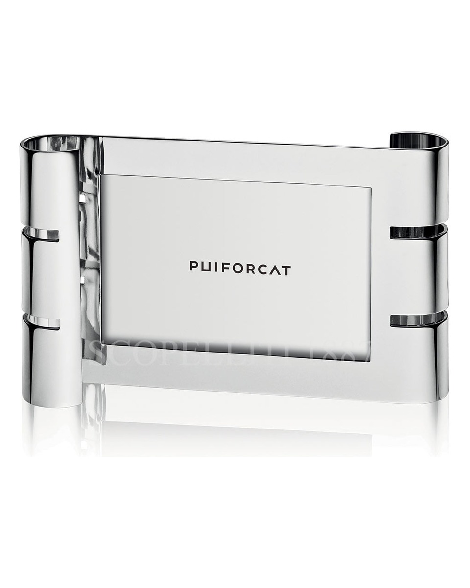PUIFORCAT Picture 프레임 Ruban Small Horizontal 실버 접시D Puiforcat Picture Frame Ruban Small Horizontal Silver Plated 00787