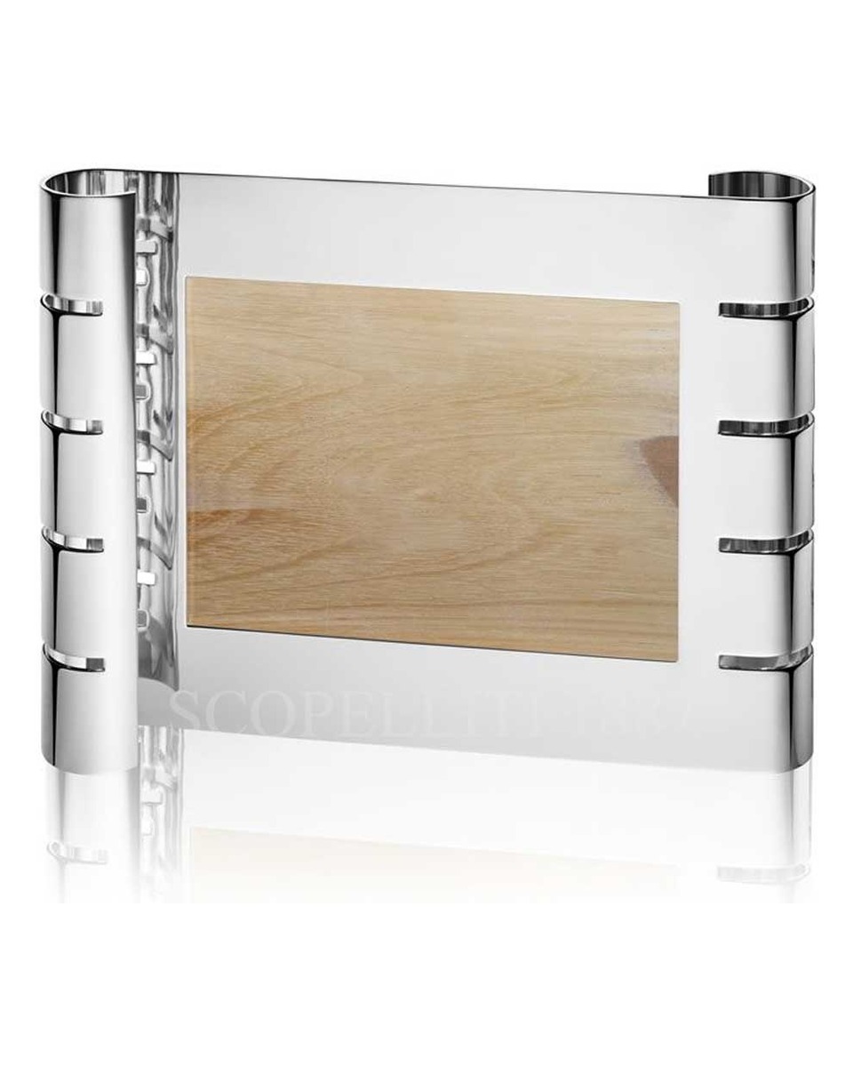 PUIFORCAT Picture 프레임 Ruban 라지 실버 접시D Puiforcat Picture Frame Ruban Large Silver Plated 00790