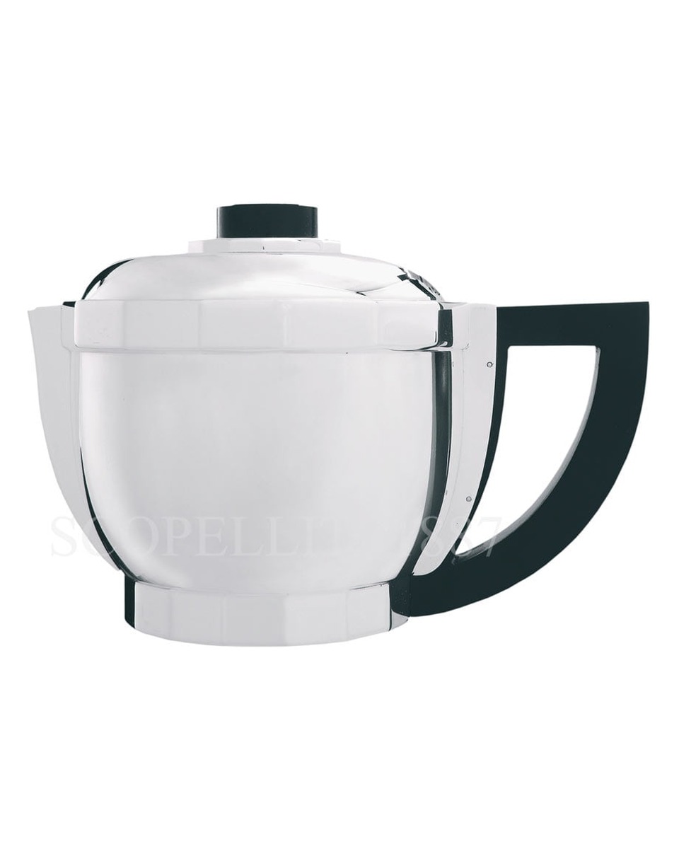 PUIFORCAT Art Deco 1927 티포트 with wood handle 실버 접시 Puiforcat Art Deco 1927 Teapot with wood handle Silver Plated 00816