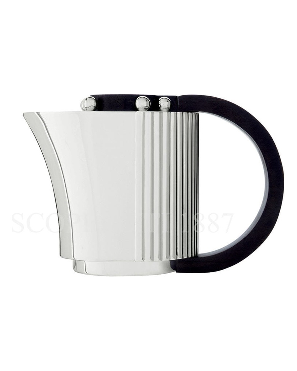 PUIFORCAT Etchea Art Deco 1937 Creamer with wood handle 실버 접시 Puiforcat Etchea Art Deco 1937 Creamer with wood handle Silver Plated 00825