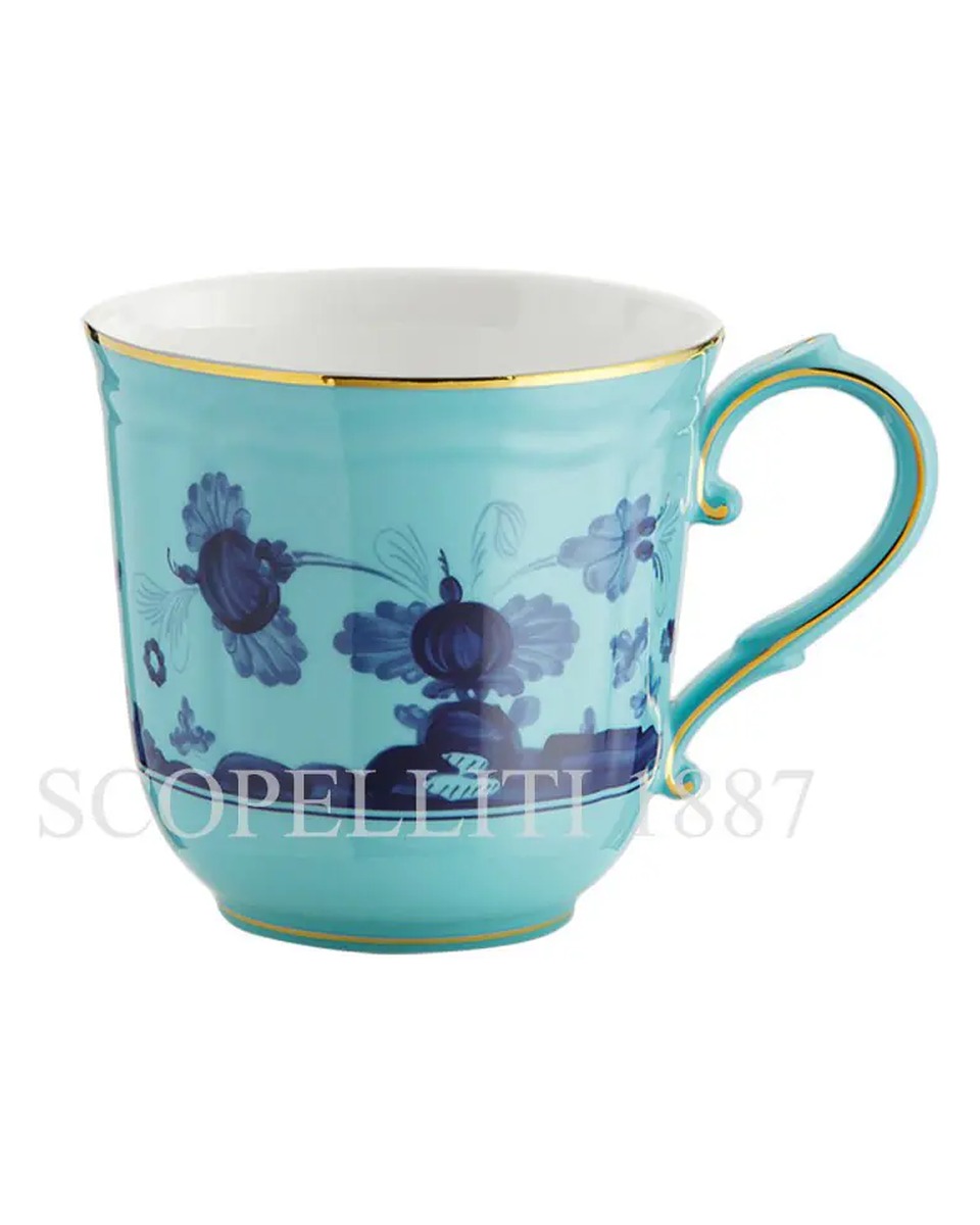 GINORI 1735 머그 Set For Two 오리엔트E Italiano Iris Ginori 1735 Mug Set For Two Oriente Italiano Iris 00916