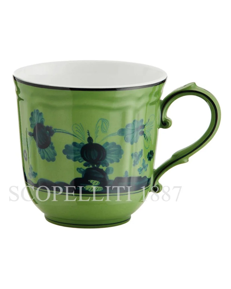 GINORI 1735 머그 Set For Two 오리엔트E Italiano Malachite Ginori 1735 Mug Set For Two Oriente Italiano Malachite 00924
