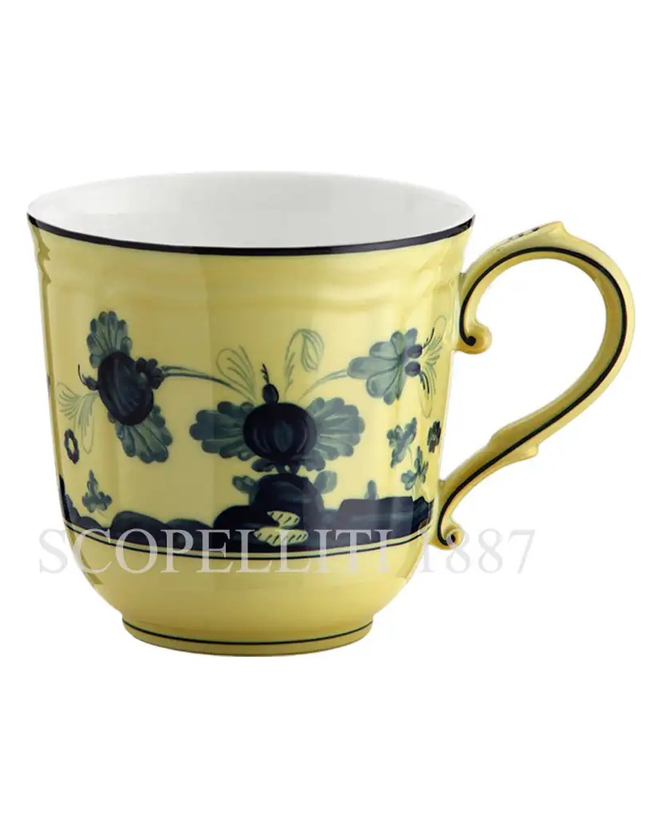GINORI 1735 머그 Set For Two 오리엔트E Italiano Citrino Ginori 1735 Mug Set For Two Oriente Italiano Citrino 00927