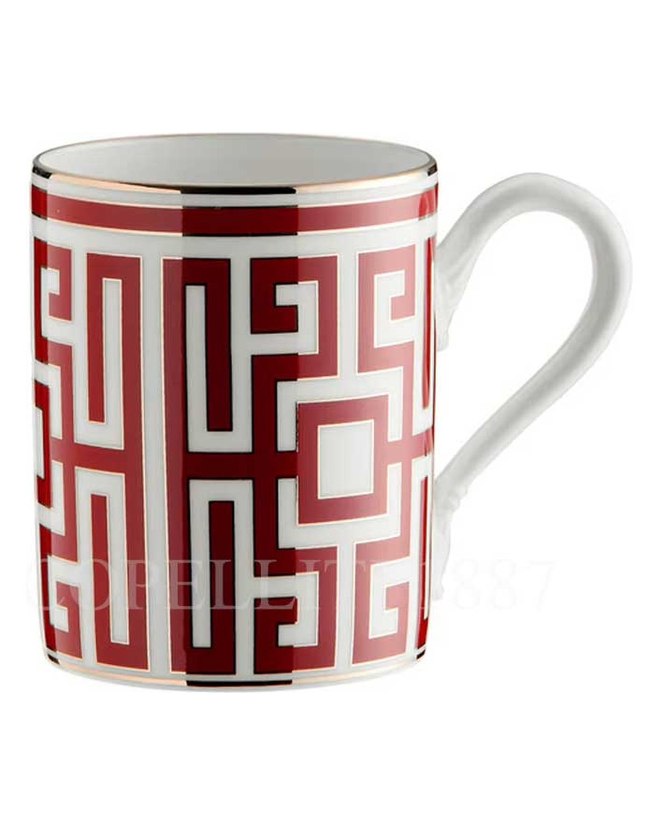 GINORI 1735 머그 Labirinto Red Ginori 1735 Mug Labirinto Red 00954
