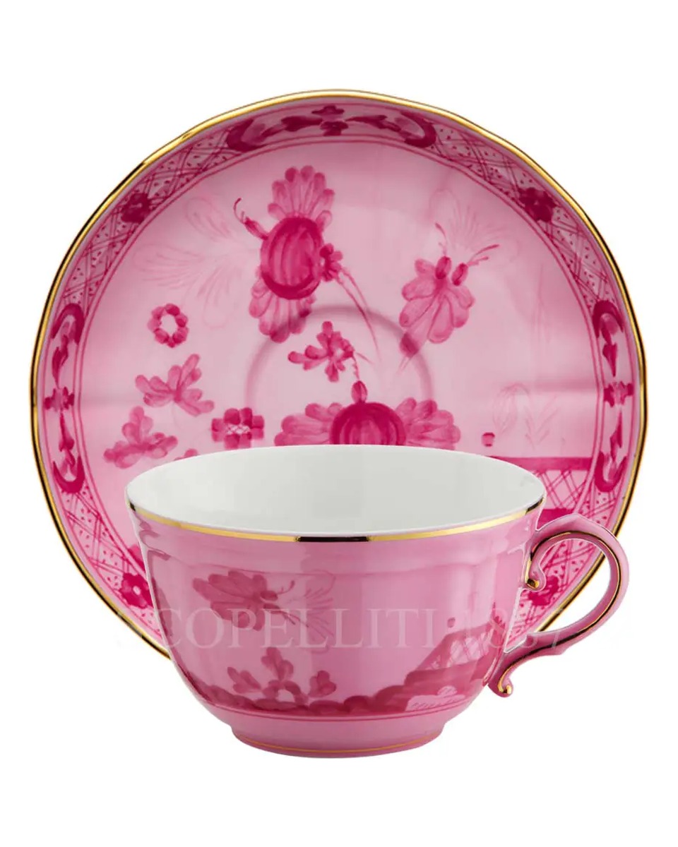 GINORI 1735 티 컵앤소서 오리엔트E Italiano Porpora Ginori 1735 Tea Cup and Saucer Oriente Italiano Porpora 00966