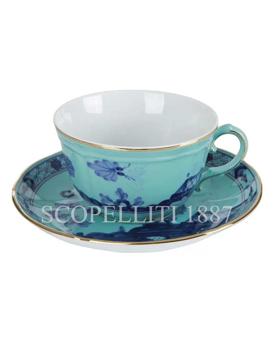 GINORI 1735 티 컵앤소서 오리엔트E Italiano Iris Ginori 1735 Tea Cup and Saucer Oriente Italiano Iris 00975