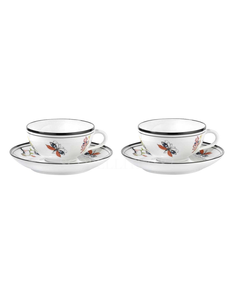 GINORI 1735 Ginori Gift Set of 2 커피잔S Arcadia 화이트 Ginori 1735 Ginori Gift Set of 2 Coffee Cups Arcadia White 01005