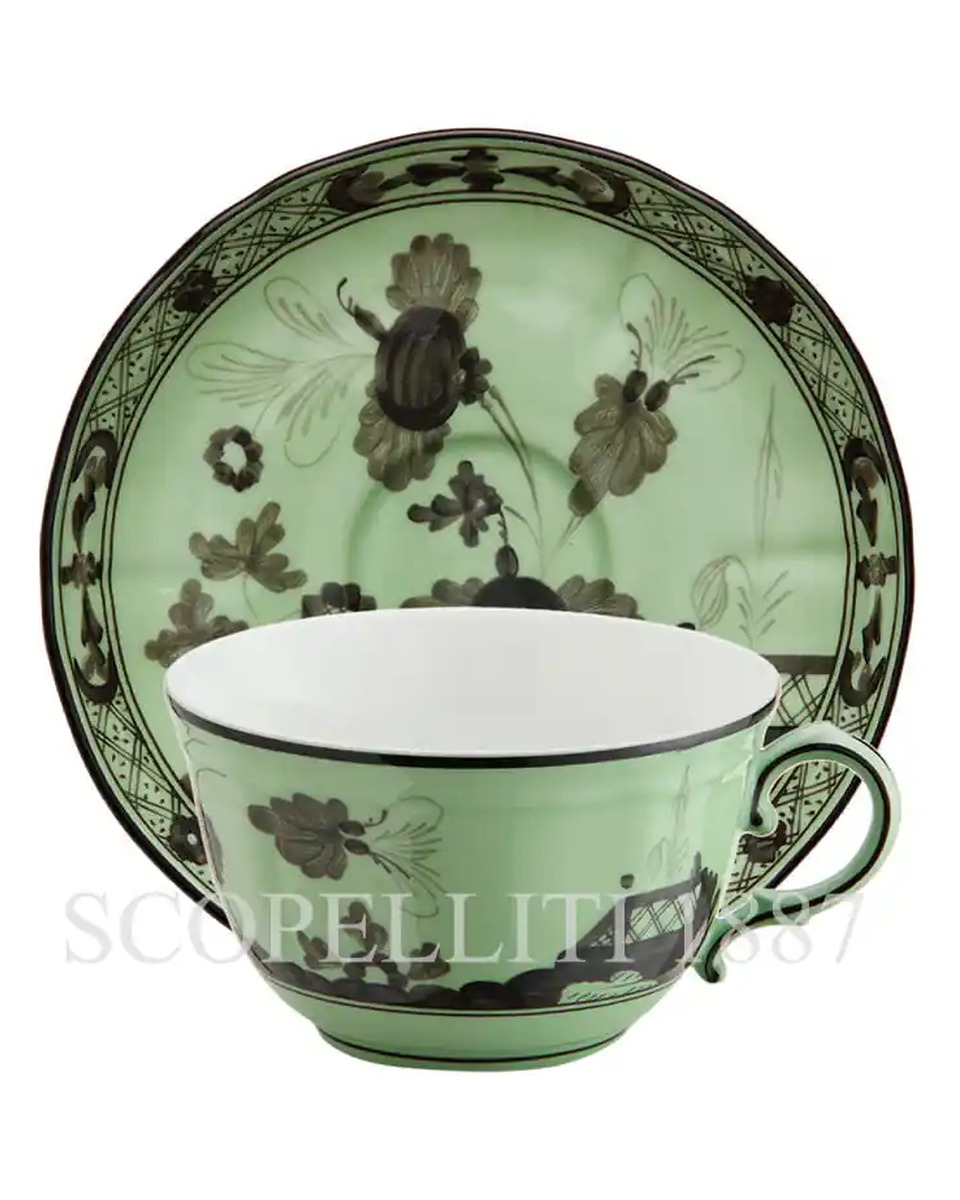 GINORI 1735 티 컵앤소서 오리엔트E Italiano Bario Ginori 1735 Tea Cup and Saucer Oriente Italiano Bario 01007