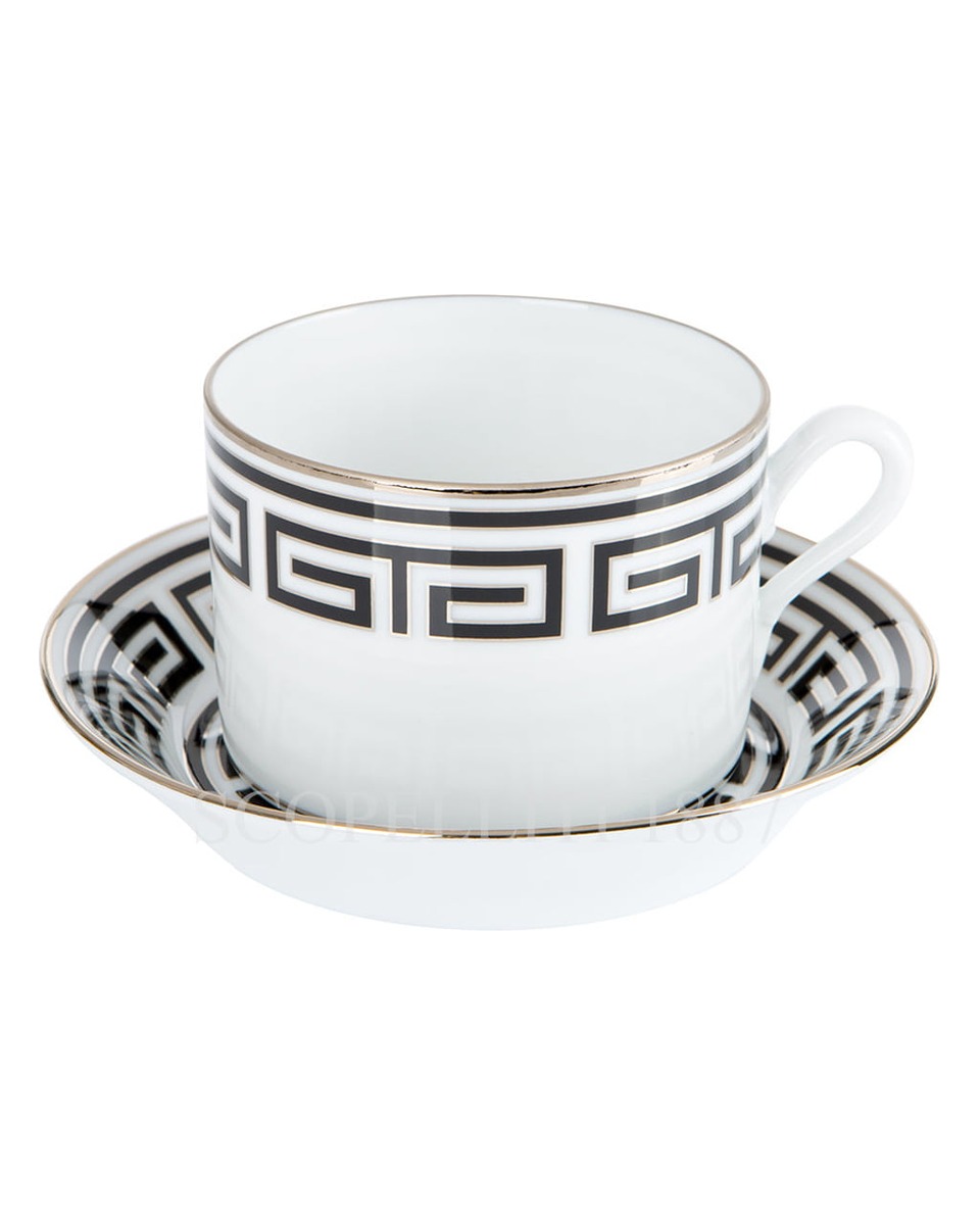 GINORI 1735 티 컵앤소서 Labirinto Amethyst Ginori 1735 Tea Cup and Saucer Labirinto Amethyst 01016
