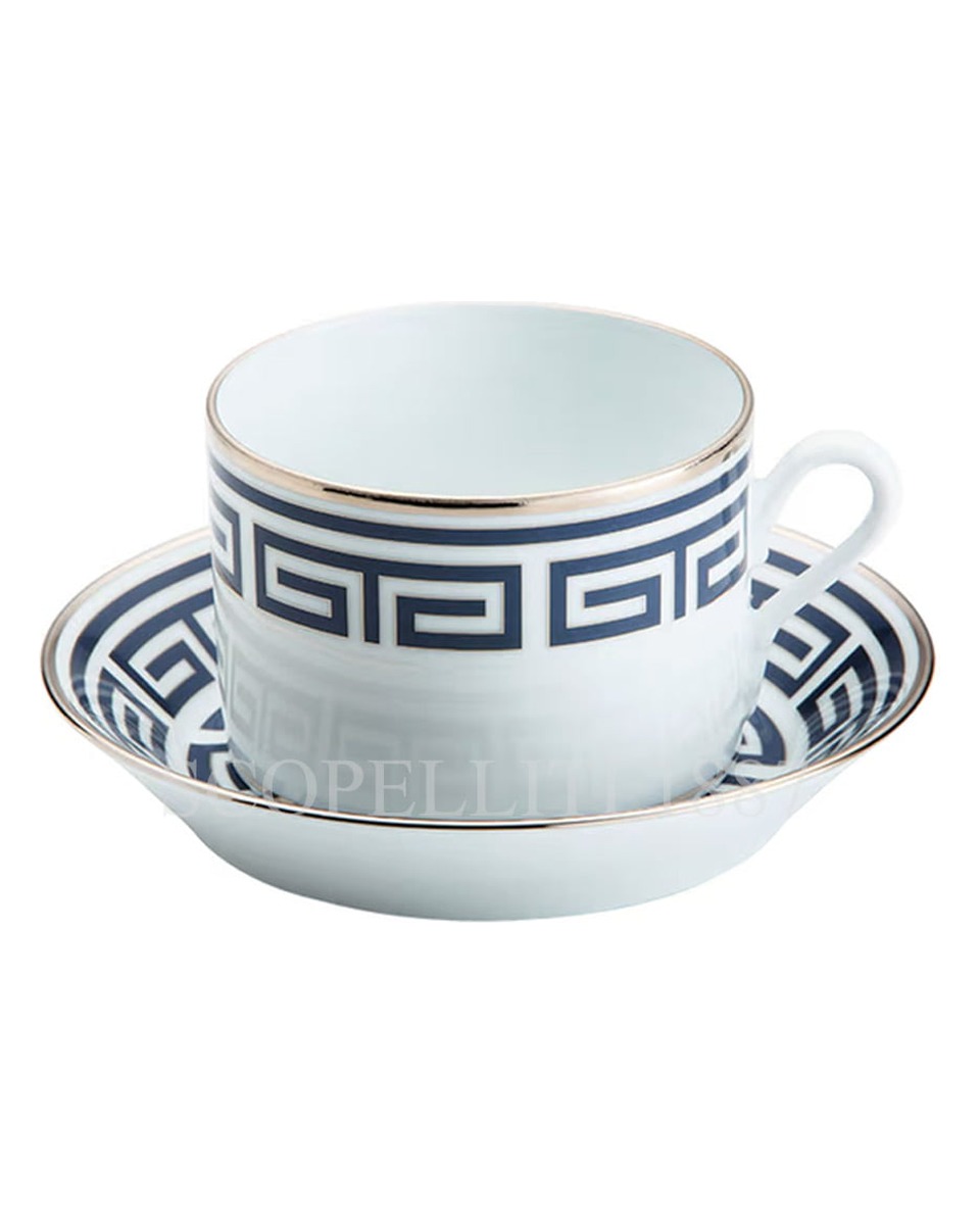 GINORI 1735 티 컵앤소서 Labirinto 블루 Ginori 1735 Tea Cup and Saucer Labirinto Blue 01026