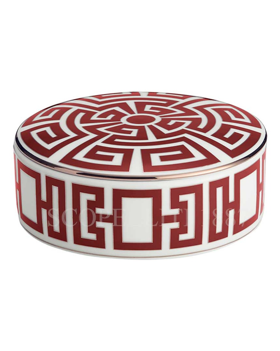 GINORI 1735 Gift Set of 2 커피잔S with Lid Labirinto Red Ginori 1735 Gift Set of 2 Coffee Cups with Lid Labirinto Red 01031