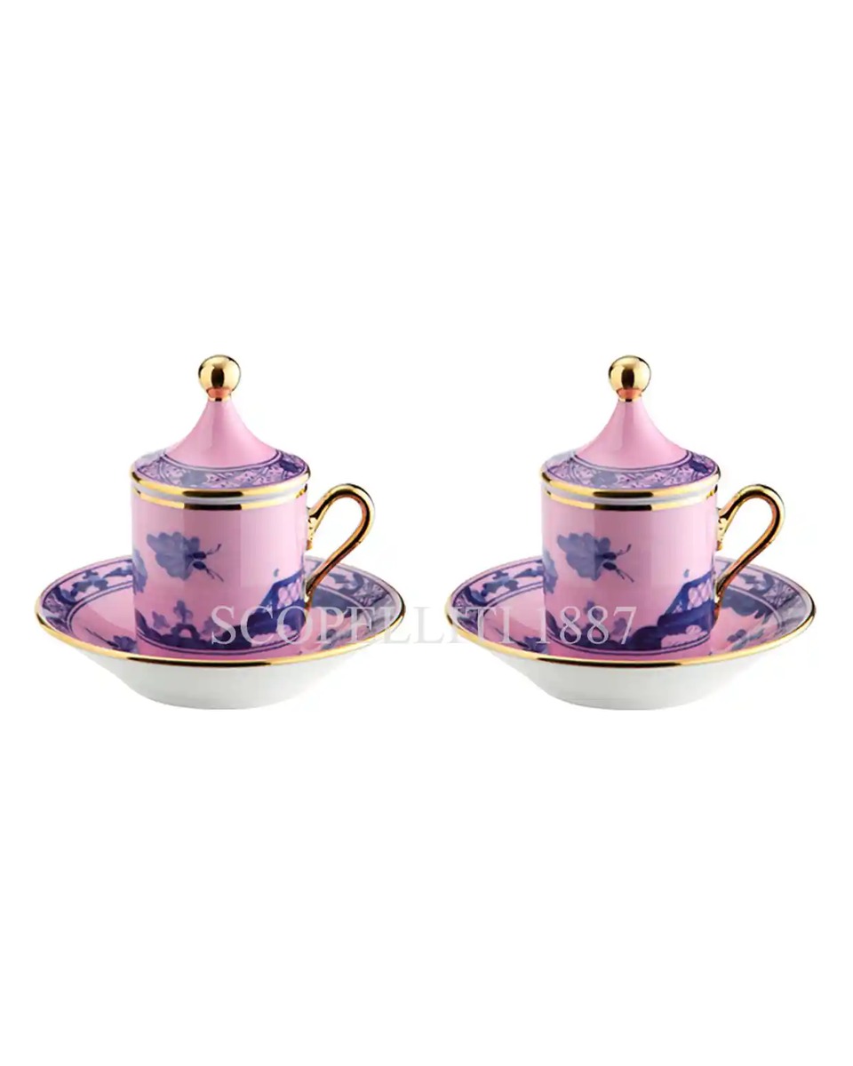 GINORI 1735 Tete a Tete Coffee Set 오리엔트E Italiano Azalea Ginori 1735 Tete a Tete Coffee Set Oriente Italiano Azalea 01046 1/2