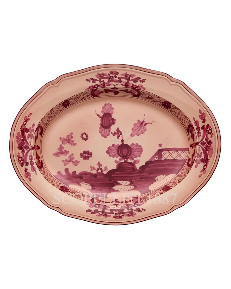 GINORI 1735 디저트접시 오리엔트E Italiano Vermiglio Ginori 1735 Dessert Plate Oriente Italiano Vermiglio 01149 1/2