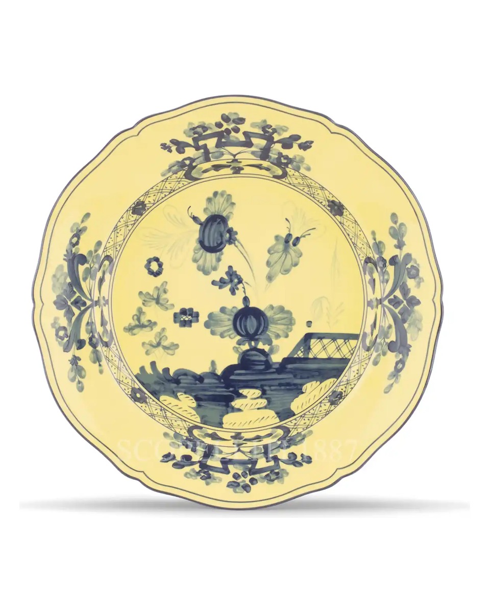 GINORI 1735 Round 케이크 접시 오리엔트E Italiano Citrino Ginori 1735 Round Cake Plate Oriente Italiano Citrino 01156