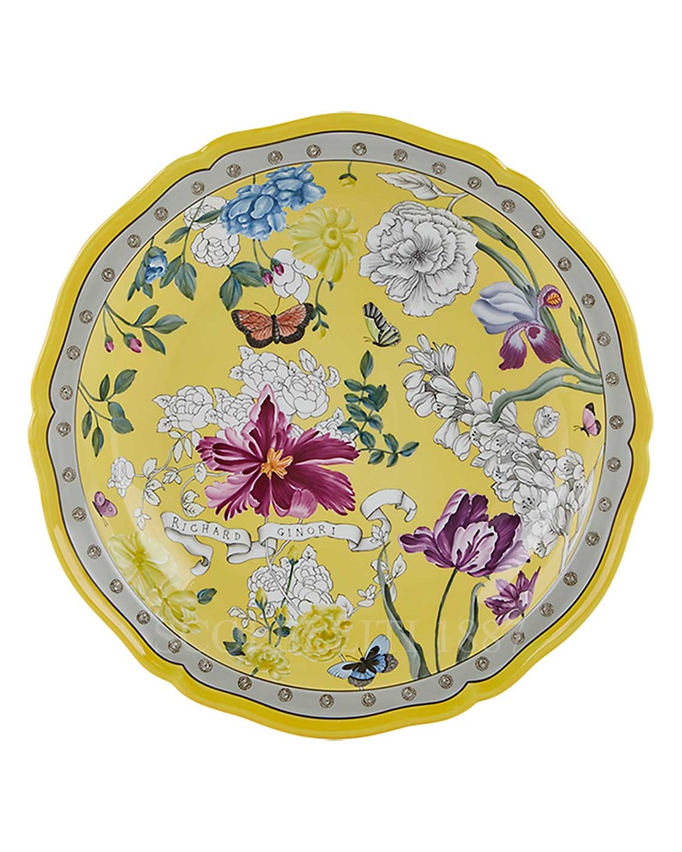 GINORI 1735 Ginori 접시 Giardino dell’Iris Citrine Ginori 1735 Ginori Plate Giardino dell’Iris Citrine 01167