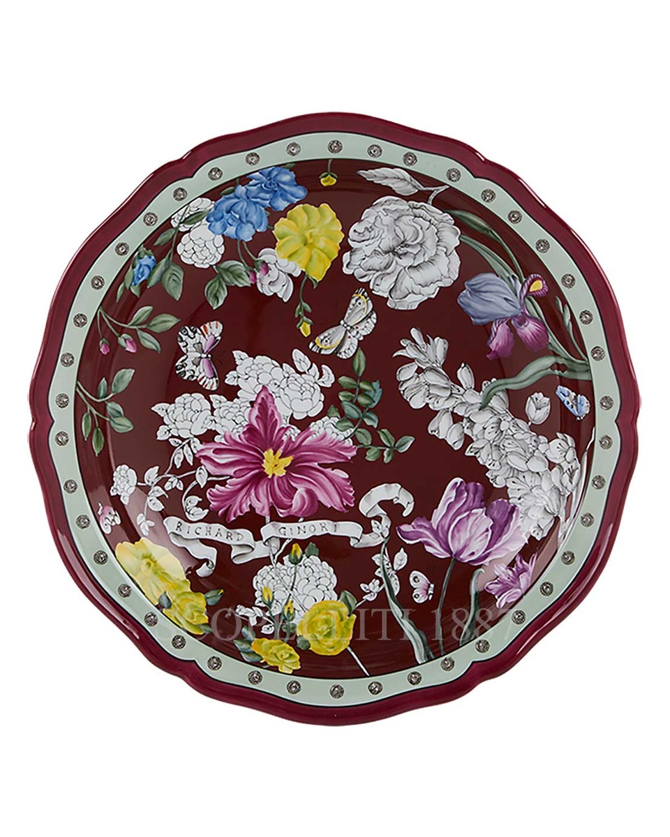 GINORI 1735 Ginori 접시 Giardino dell’Iris 퍼플 Ginori 1735 Ginori Plate Giardino dell’Iris Purple 01169