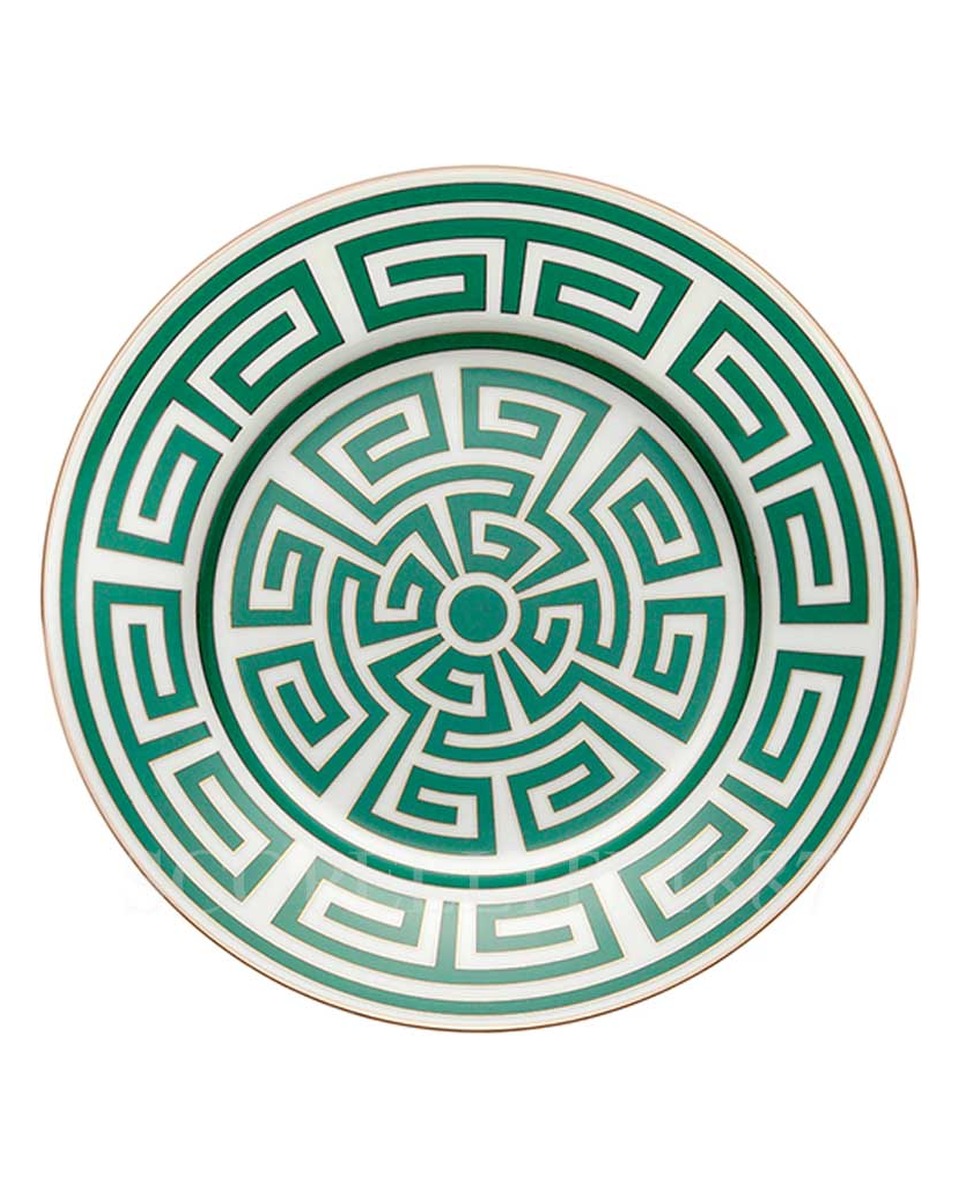GINORI 1735 브레드 접시 Labirinto 그린 Ginori 1735 Bread Plate Labirinto Green 01190