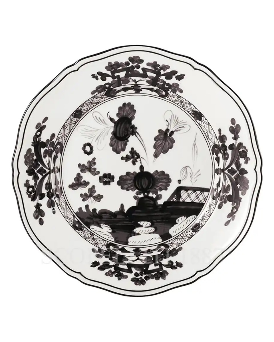 GINORI 1735 Round 케이크 접시 오리엔트E Italiano Albus Ginori 1735 Round Cake Plate Oriente Italiano Albus 01193