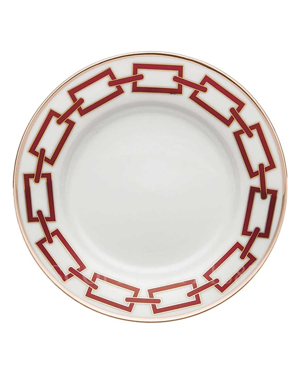 GINORI 1735 Ginori 브레드 접시 Catene Red Ginori 1735 Ginori Bread Plate Catene Red 01201