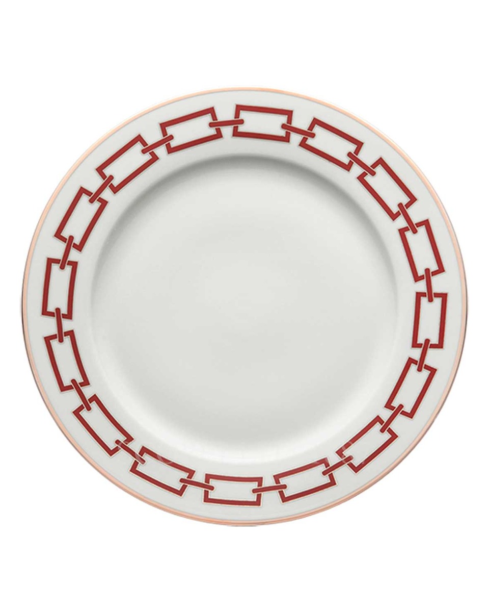 GINORI 1735 Ginori Presentation 접시 Catene Red Ginori 1735 Ginori Presentation Plate Catene Red 01203