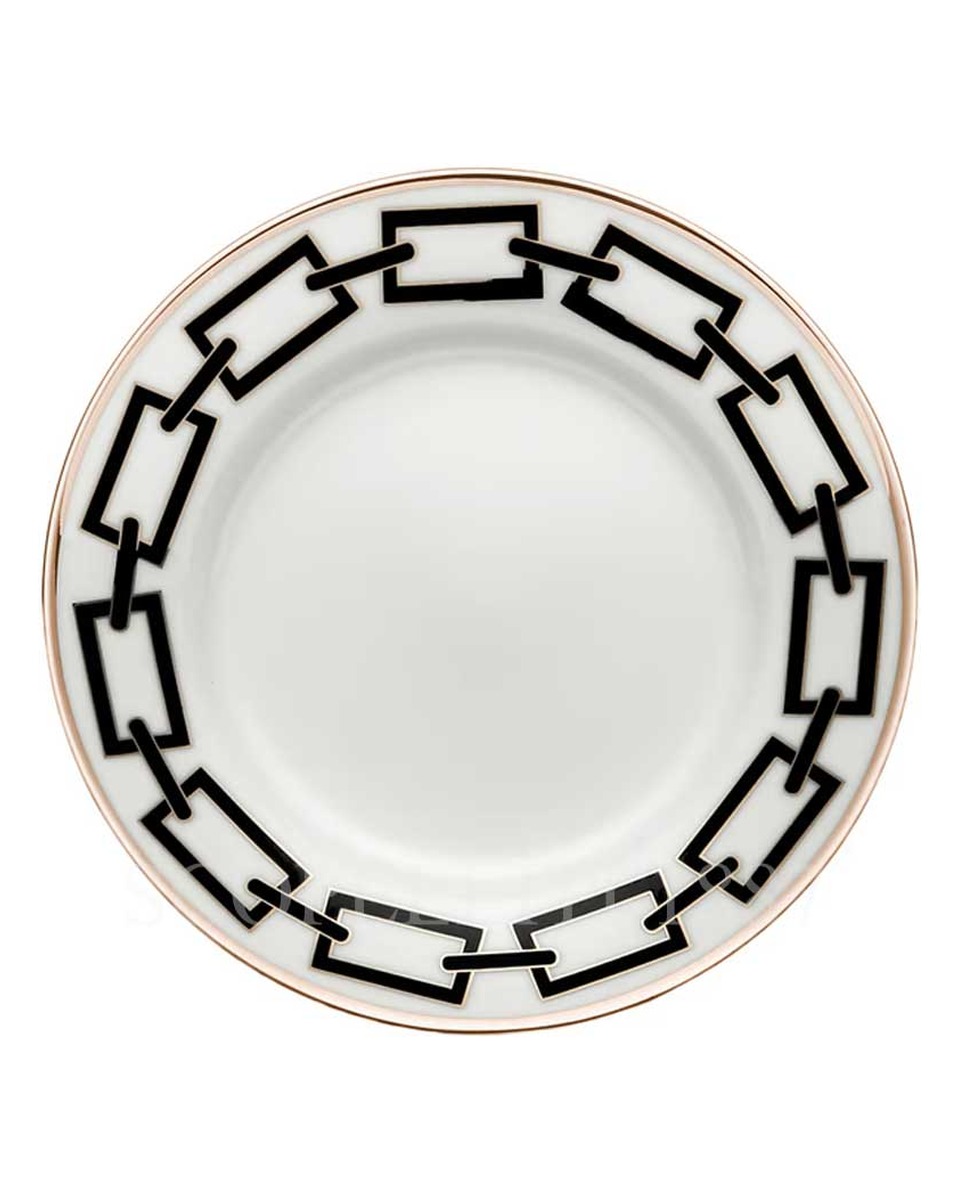 GINORI 1735 Ginori 브레드 접시 Catene 블랙 Ginori 1735 Ginori Bread Plate Catene Black 01220