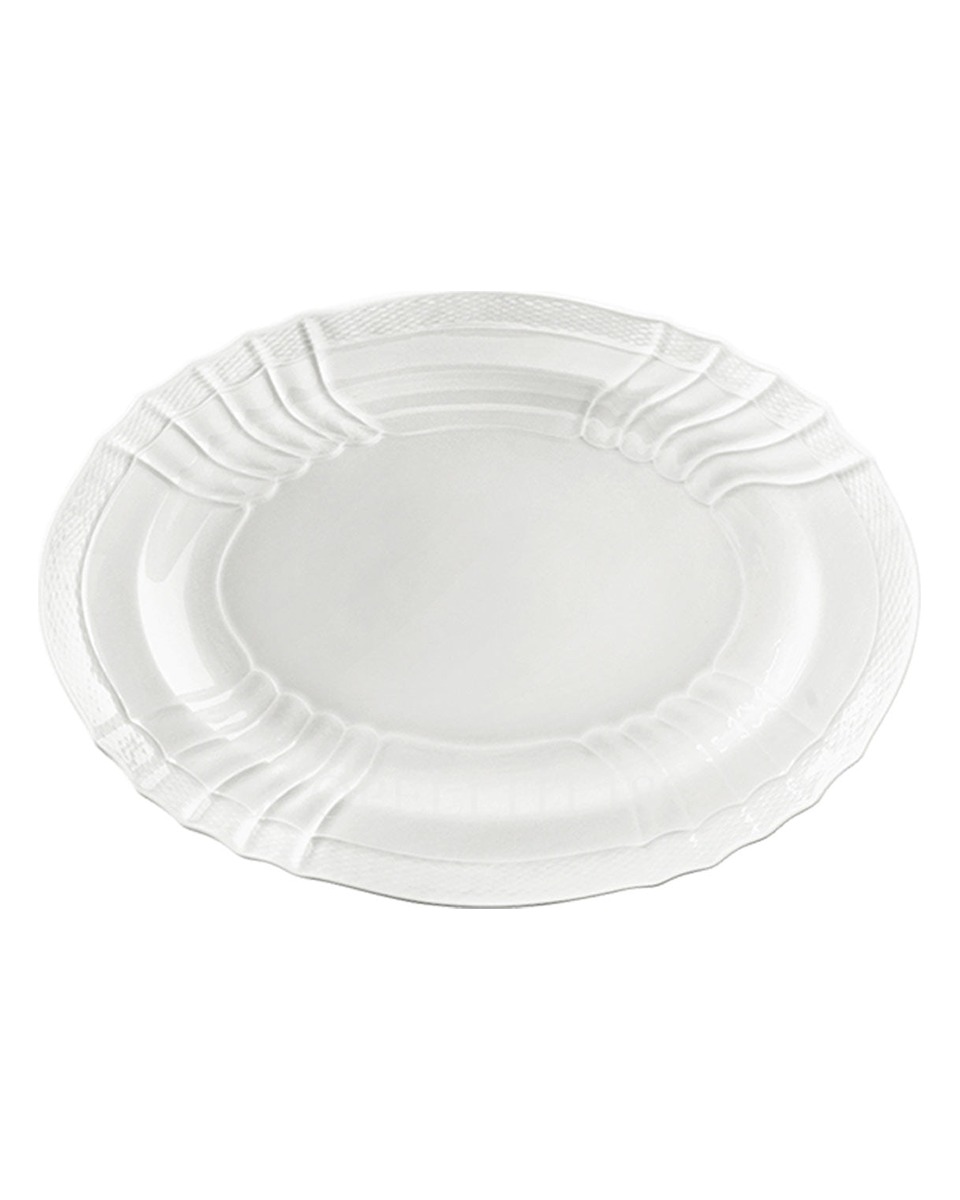 GINORI 1735 Flat 오발 플래터 라지 Labirinto 블랙 Ginori 1735 Flat Oval Platter Large Labirinto Black 01290