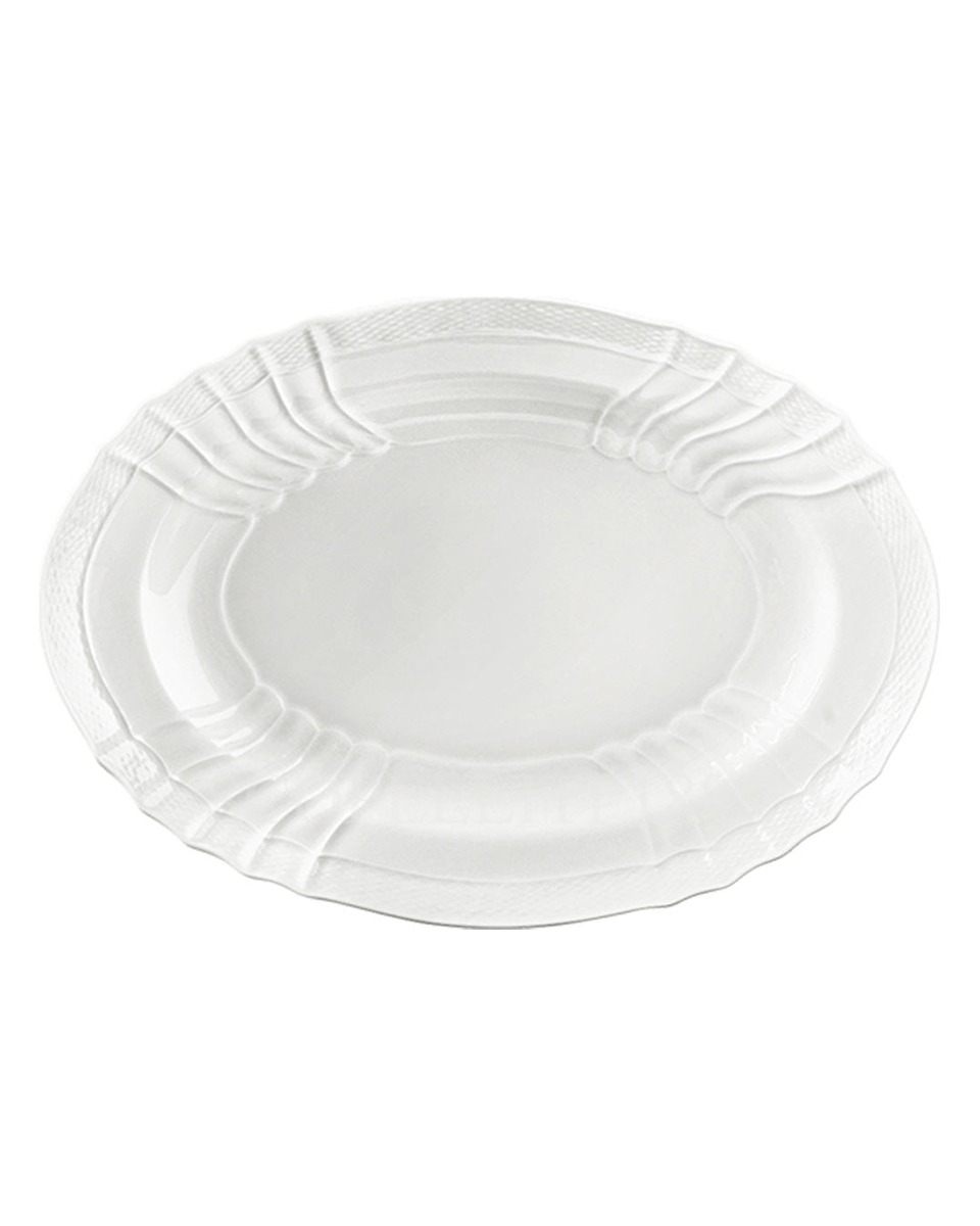 GINORI 1735 Flat 오발 플래터 Small Labirinto 블랙 Ginori 1735 Flat Oval Platter Small Labirinto Black 01291