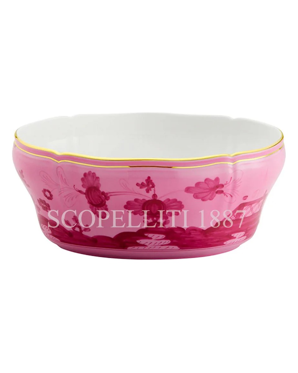 GINORI 1735 오발 샐러드볼 오리엔트E Italiano Porpora Ginori 1735 Oval Salad Bowl Oriente Italiano Porpora 01292