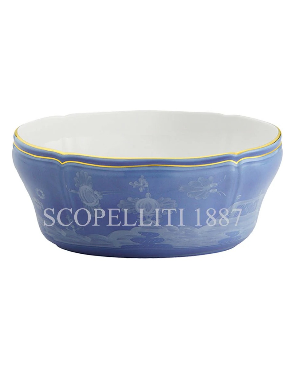 GINORI 1735 오발 샐러드볼 오리엔트E Italiano Pervinca Ginori 1735 Oval Salad Bowl Oriente Italiano Pervinca 01293