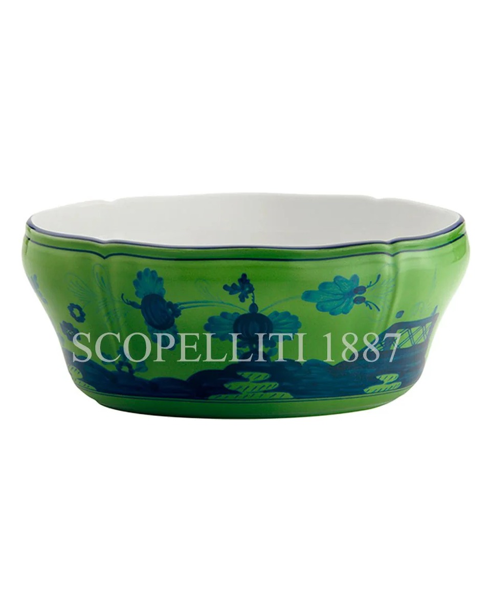 GINORI 1735 오발 샐러드볼 오리엔트E Italiano Malachite Ginori 1735 Oval Salad Bowl Oriente Italiano Malachite 01297