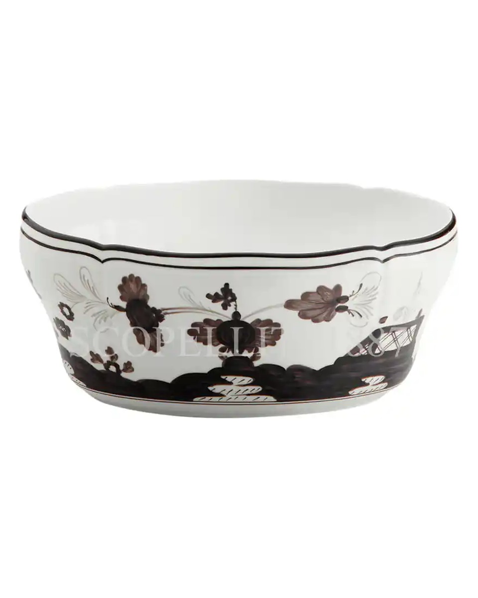GINORI 1735 오발 샐러드볼 오리엔트E Italiano Vermiglio Ginori 1735 Oval Salad Bowl Oriente Italiano Vermiglio 01296