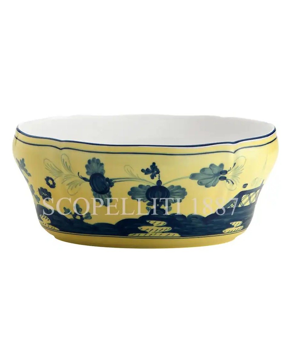 GINORI 1735 오발 샐러드볼 오리엔트E Italiano Citrino Ginori 1735 Oval Salad Bowl Oriente Italiano Citrino 01298