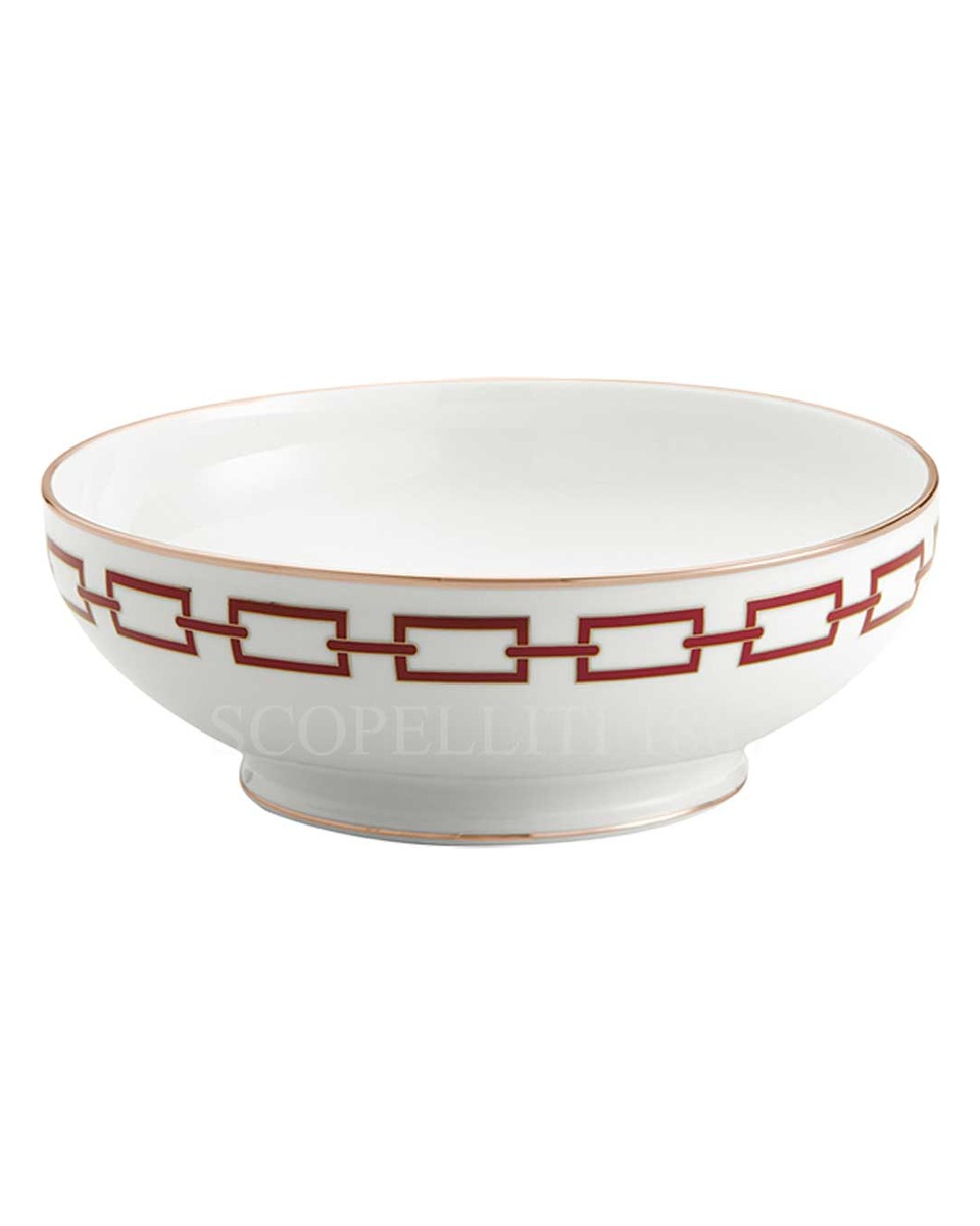 GINORI 1735 Ginori 샐러드볼 Catene Red Ginori 1735 Ginori Salad Bowl Catene Red 01302