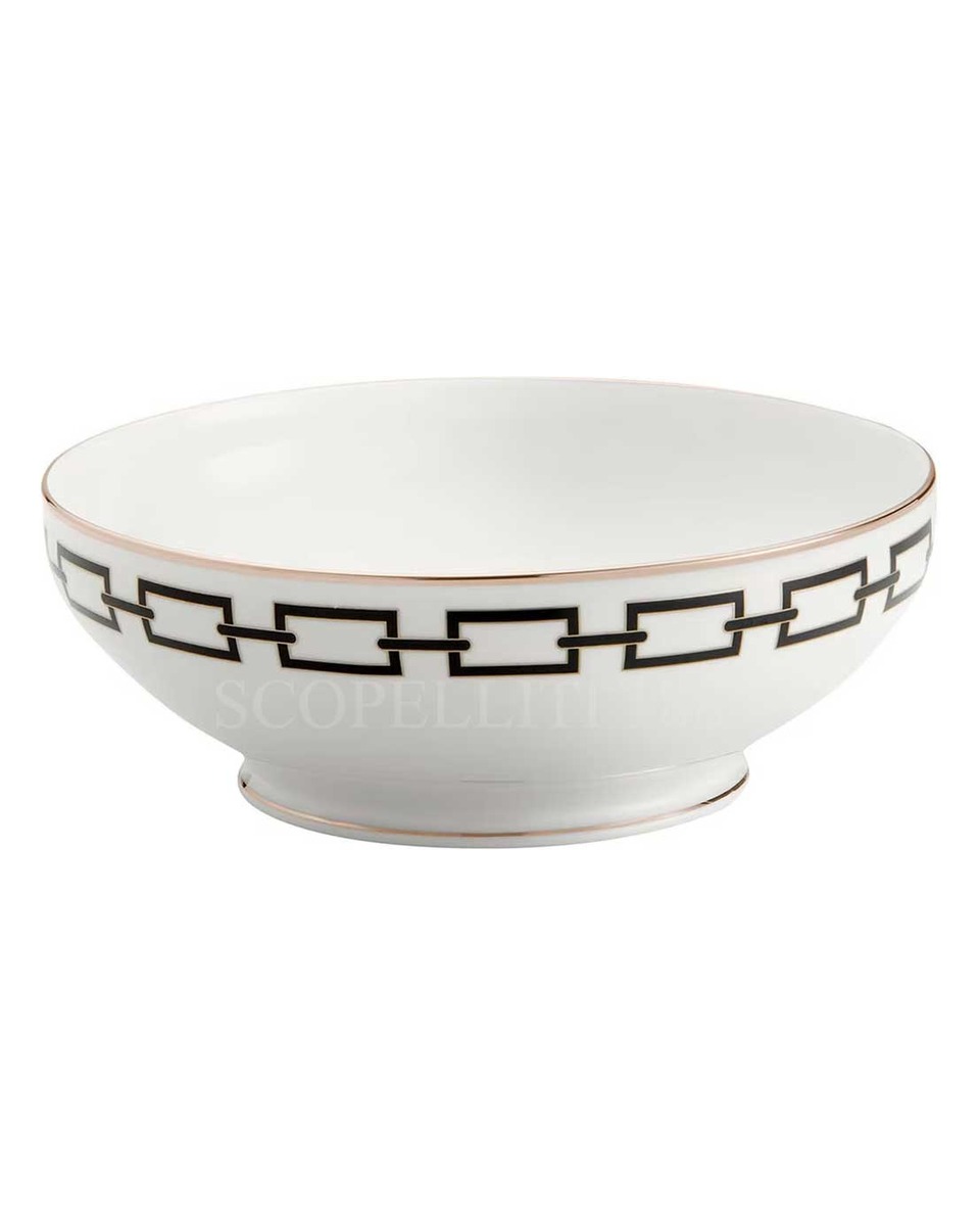 GINORI 1735 Ginori 샐러드볼 Catene 블랙 Ginori 1735 Ginori Salad Bowl Catene Black 01305