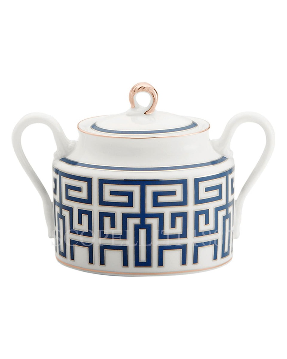 GINORI 1735 Sugar 볼 Labirinto 블루 Ginori 1735 Sugar Bowl Labirinto Blue 01318