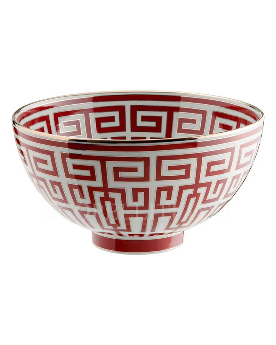 GINORI 1735 Sugar 볼 Labirinto Red Ginori 1735 Sugar Bowl Labirinto Red 01320