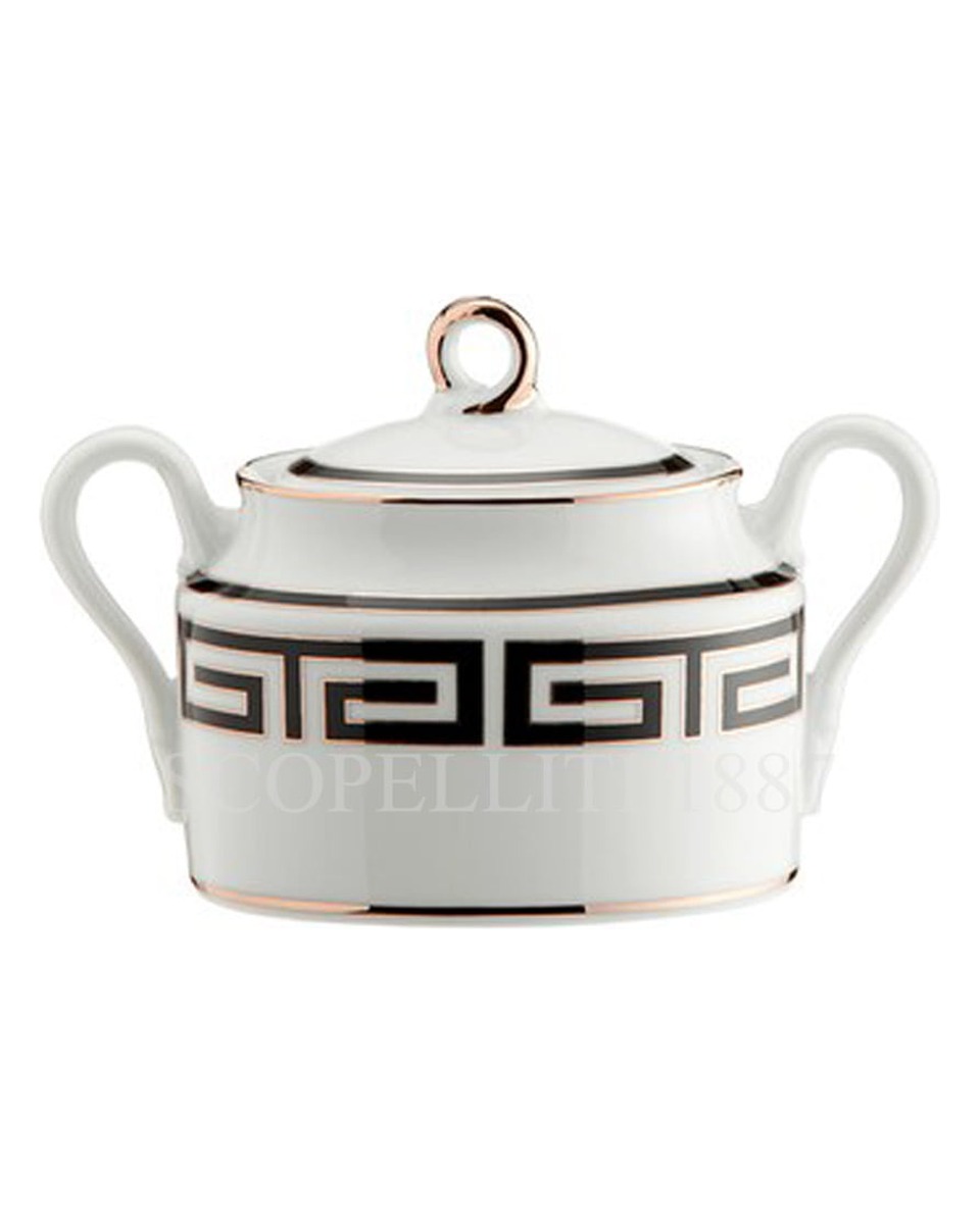 GINORI 1735 Sugar 볼 Labirinto 블랙 Ginori 1735 Sugar Bowl Labirinto Black 01322