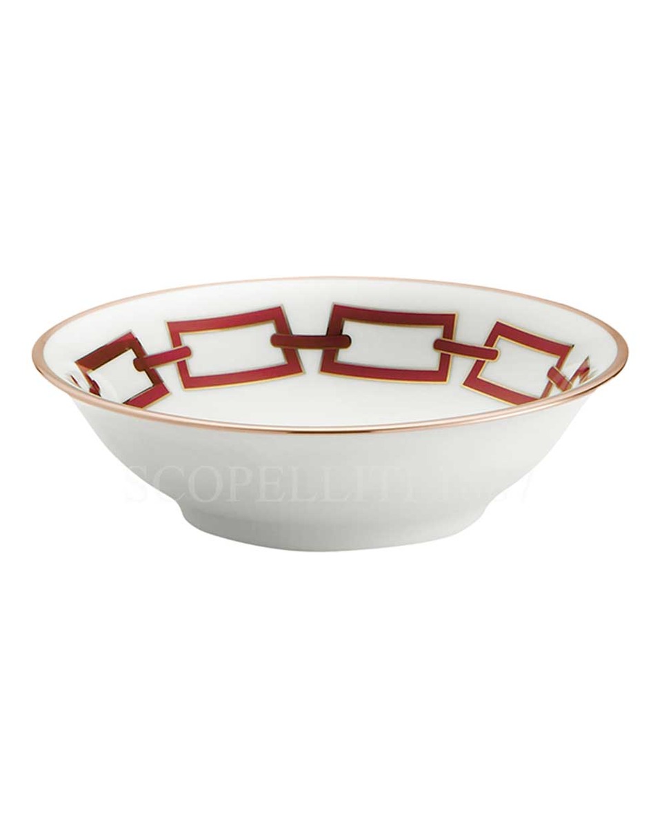 GINORI 1735 Ginori 과일 볼 Catene Red Ginori 1735 Ginori Fruit Bowl Catene Red 01335