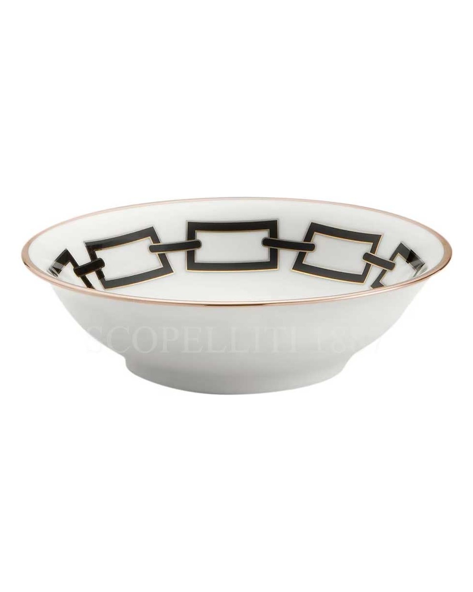 GINORI 1735 Ginori 과일 볼 Catene 블랙 Ginori 1735 Ginori Fruit Bowl Catene Black 01339