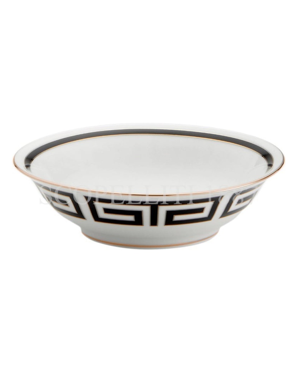 GINORI 1735 과일 볼 Labirinto 블랙 Ginori 1735 Fruit Bowl Labirinto Black 01341 1/1