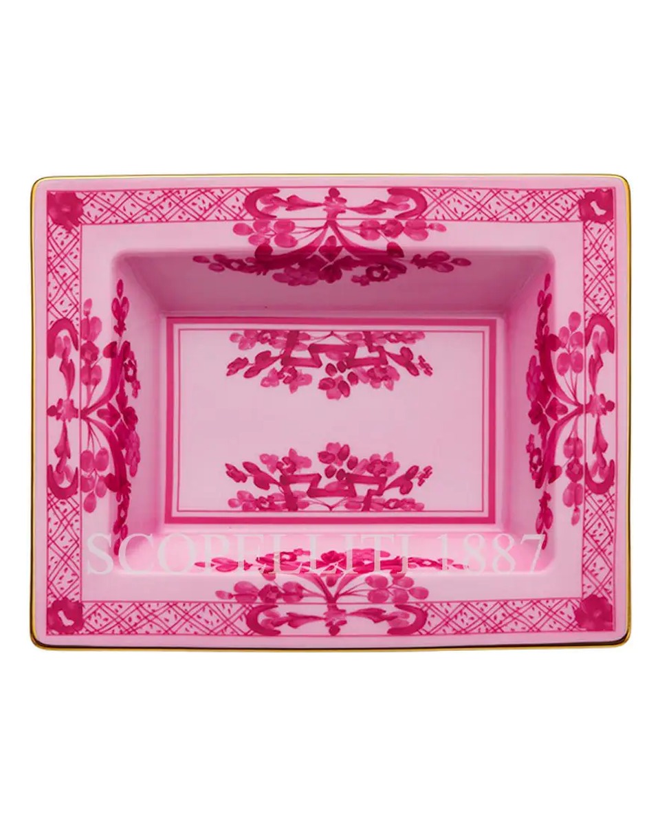 GINORI 1735 직사각형 Vide Poche 오리엔트E Italiano Porpora Ginori 1735 Rectangular Vide Poche Oriente Italiano Porpora 01369