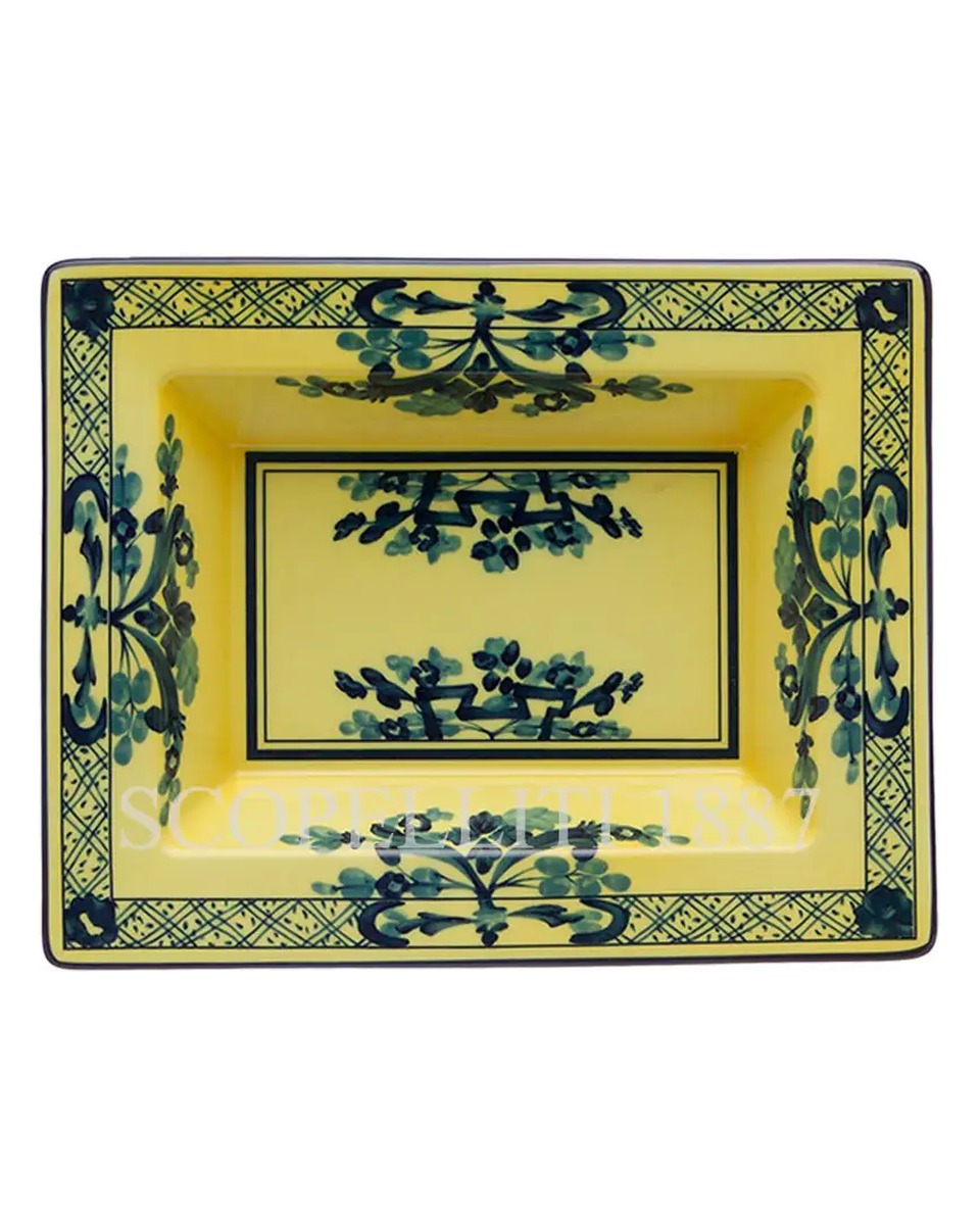 GINORI 1735 직사각형 Vide Poche 오리엔트E Italiano Vermiglio Ginori 1735 Rectangular Vide Poche Oriente Italiano Vermiglio 01381