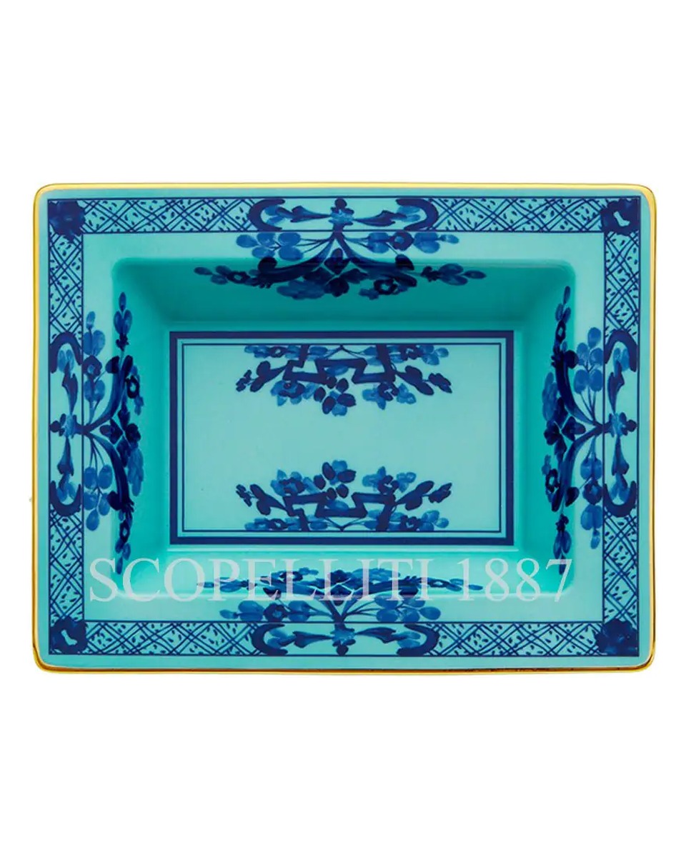 GINORI 1735 직사각형 Vide Poche 오리엔트E Italiano Albus Ginori 1735 Rectangular Vide Poche Oriente Italiano Albus 01396