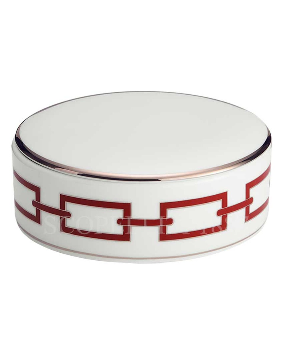 GINORI 1735 Ginori 토템 Cat Round Box with 커버 Customizable Ginori 1735 Ginori Totem Cat Round Box with Cover Customizable 01408