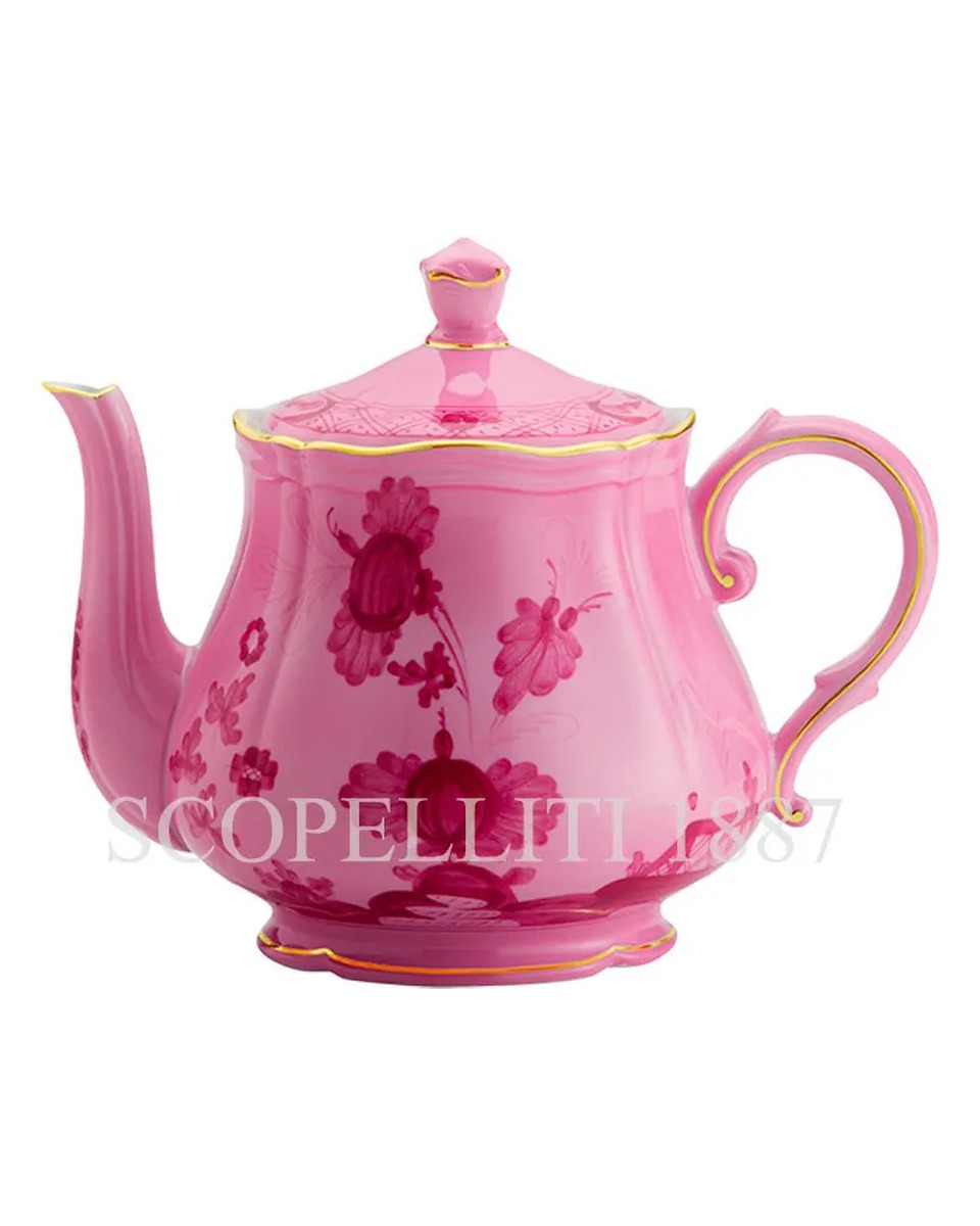 GINORI 1735 Round Box With Lid 오리엔트E Italiano Porpora Ginori 1735 Round Box With Lid Oriente Italiano Porpora 01411
